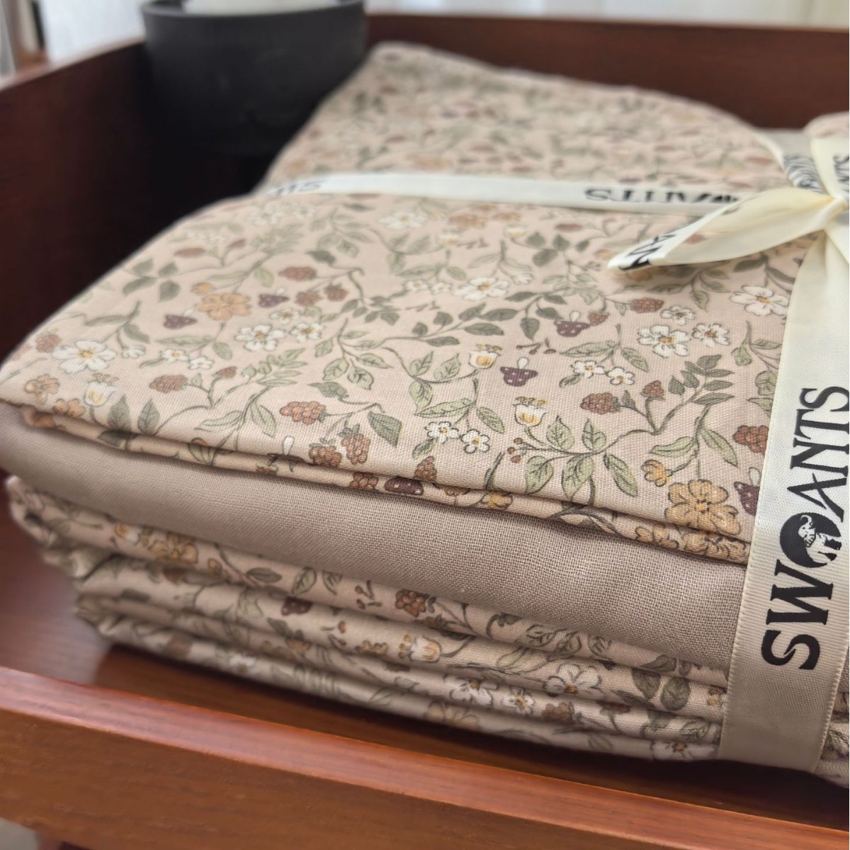 Double Layer Cotton Gauze Bedding Set With Digital Print 4 Piece_voghion.com