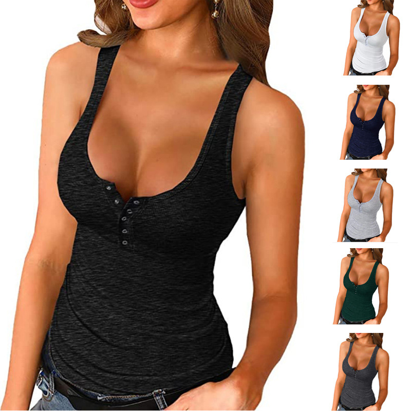 Stylish Sleeveless Denim Inner Camisole with Adjustable Straps