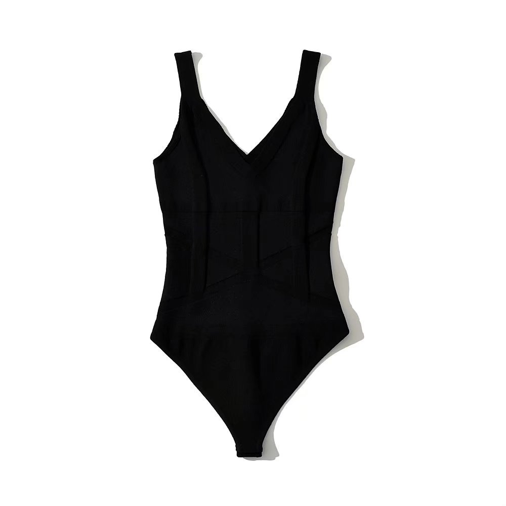 Women's Bodysuits Bodysuits Rib-knit Backless Sexy Solid Color display picture 8