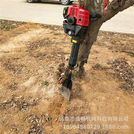 挖树机起苗机起树机 土球小型便携式树移栽机 多功能手提挖树机