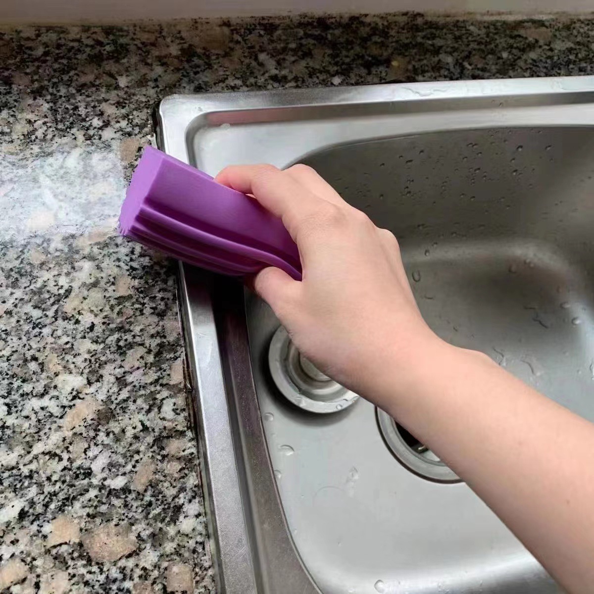 Multifunctional Cotton Sponge Gray
