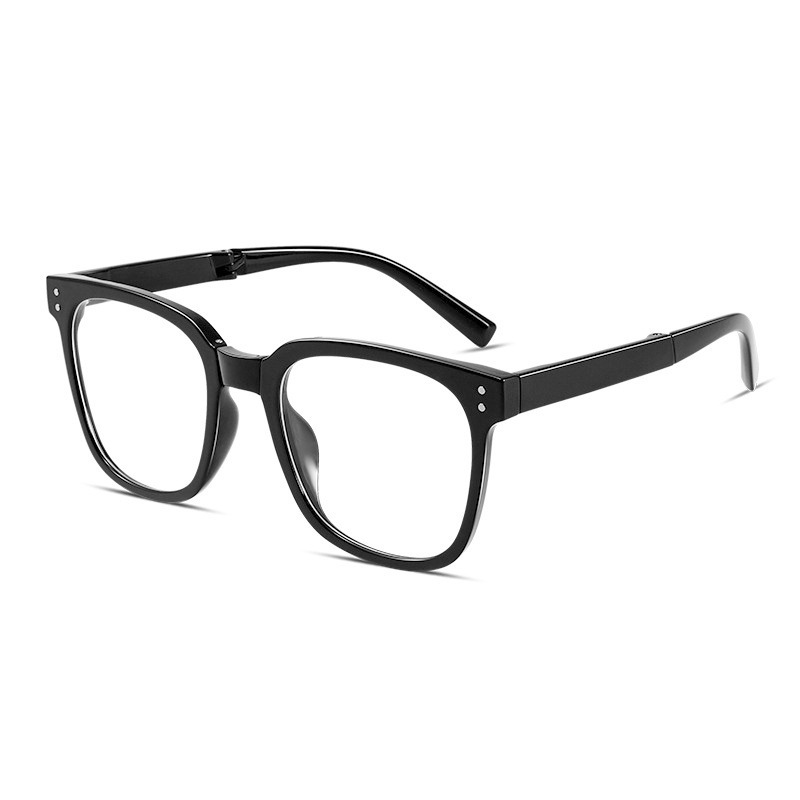 新しいエアクッションブラックフレーム折りたたみポータブル老眼鏡、保管が簡単、高品質、中高年向けの抗青色光老眼鏡|undefined