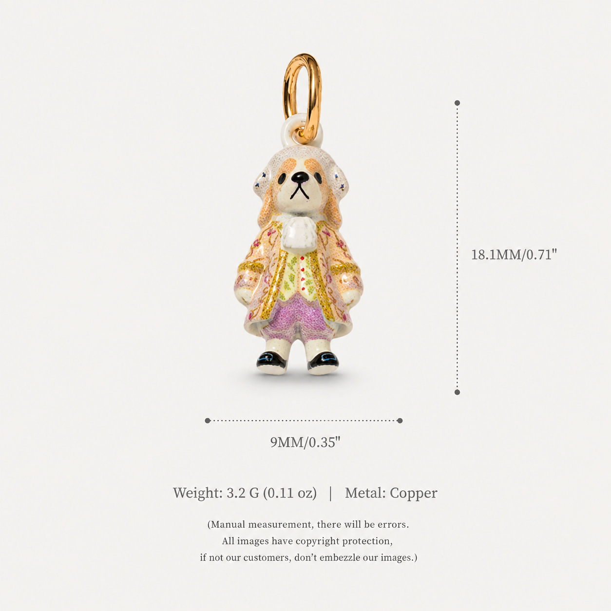 2. Gentleman’s Puppy Pendant