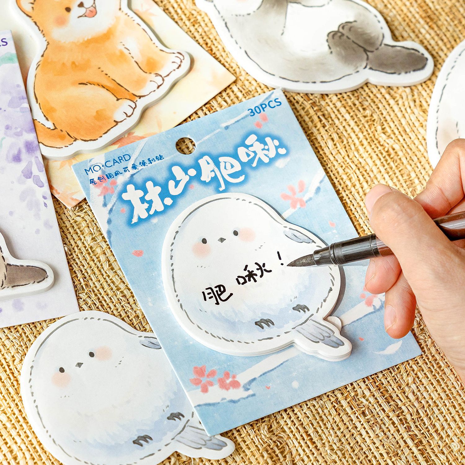 Mo Mo Cute Animal Theme Alien Post-it Estilo nacional Cute Pet Cure Mensaje Notas Decoración Post-it