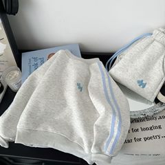 儿童卫衣2025新款秋装套装男女童运动休闲两件套大童刺绣卫衣卫裤