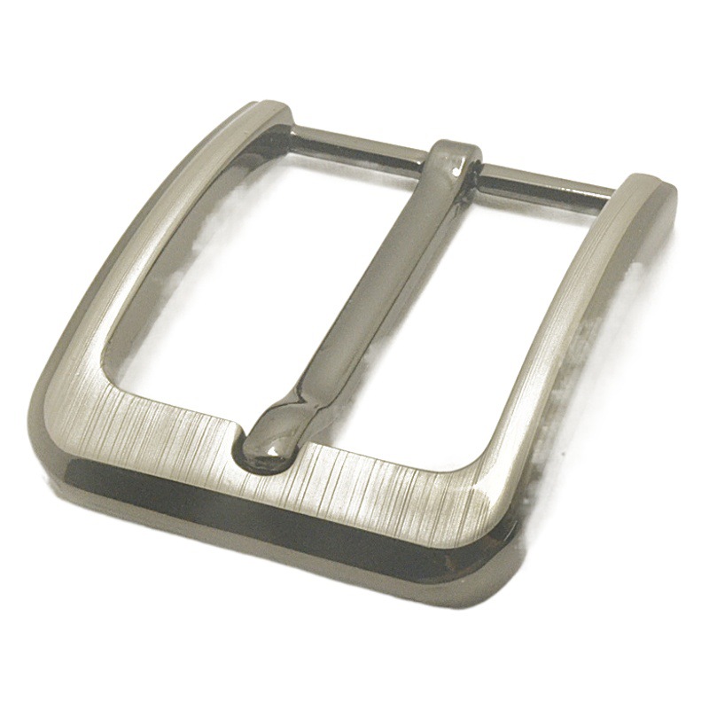 Pin de hombre hebilla de cinturón de cuero fábrica suministro al por mayor aleación pantalones hebilla de cinturón de alta gama