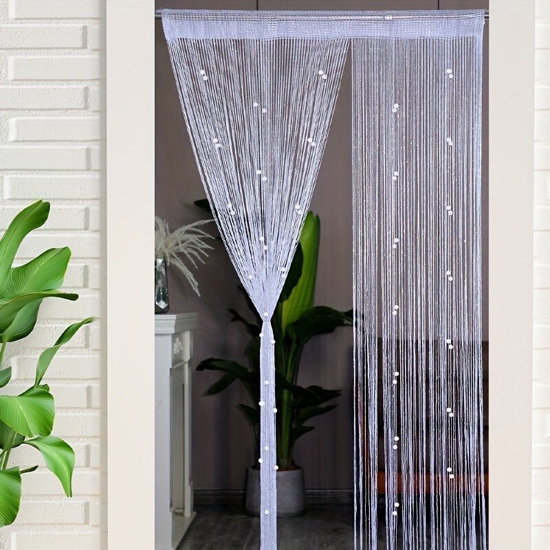 Manufacturers Wholesale String Pearl Bead Curtain 1*2m Home Decoration Door Curtain Curtain Suitable for Living Room Bedroom Manufacturers Wholesale String Pearl Bead Curtain 1*2m Home Decoration Door Curtain Curtain Suitable for Living Room Bedroom