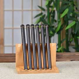 厂家批发沉香线香管黑檀木创意香筒红木新中式装香香桶带香插线香