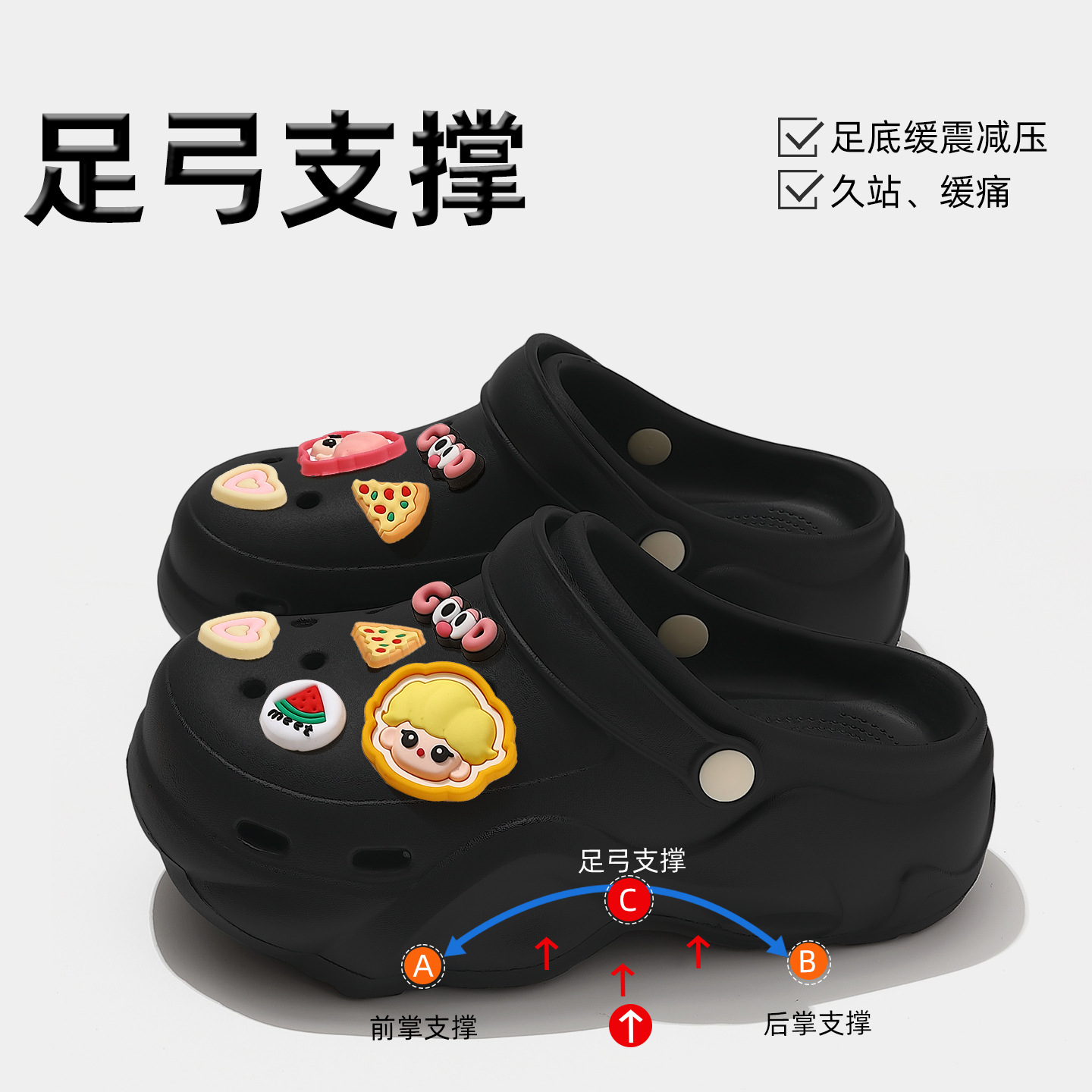 黒色の【マットドール】 / 35-36は36-37に適しています、内側の長さは23cmです