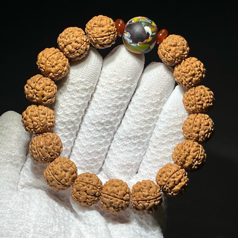 DIY Original Jumping Dragon Small Vajra Bodhi Bead Bracelet for Men and Women, Simple Cultural Craft Bracelet, Prayer Beads for Meditation, Wholesale