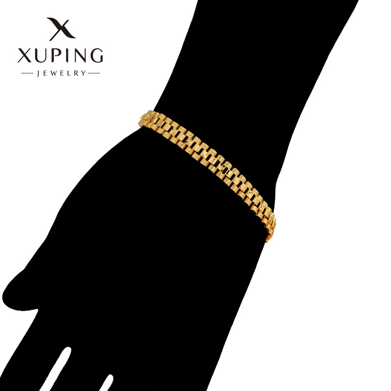 Copper golden fashionable bracelet