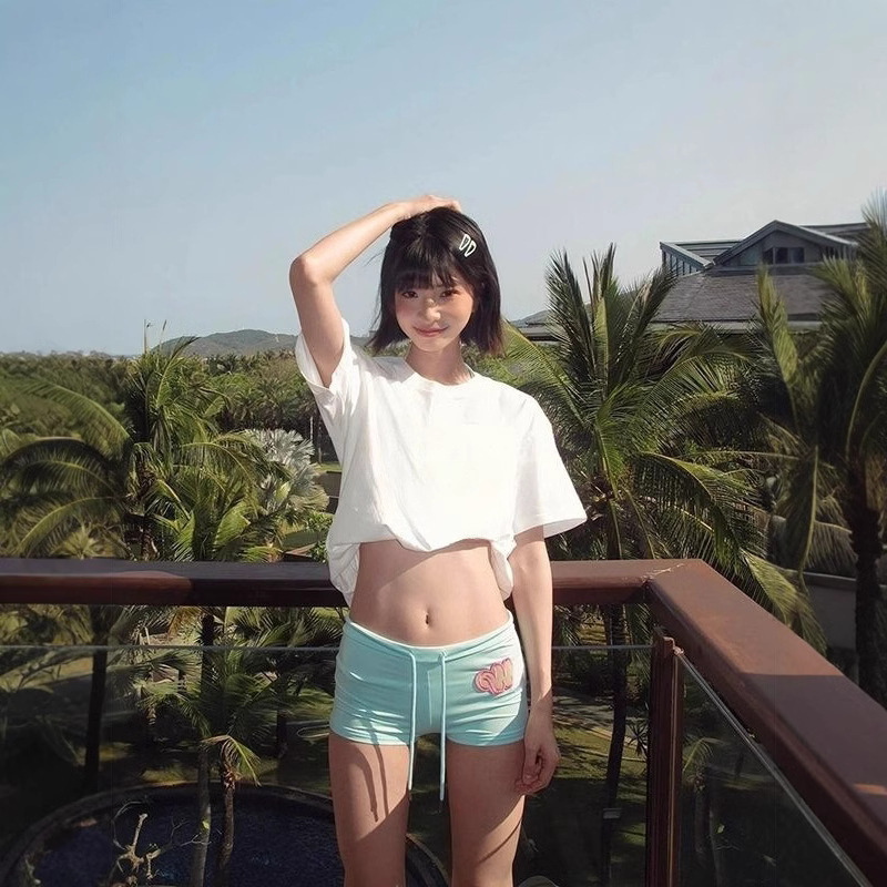 American Style Seaside Vacation Spice Girls Can Wear Beach Super Shorts Women's Summer Slim-fit Low Waist Sexy Hip Hot Pants