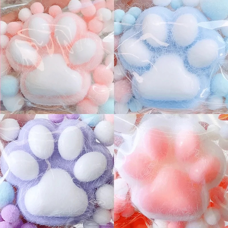 [4개 팩] 몰려든 고양이 발톱 핀치 펀⭐슈퍼 소프트, 슈퍼 Q-탄력~