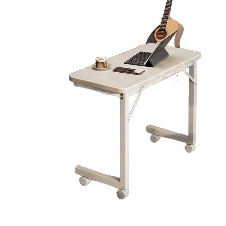 Dormitorio Mesa de computadora Mesa auxiliar de sofá Mesa auxiliar Sala de estar Mesa de centro pequeña Mesa larga simple móvil Mesa de cama para el hogar