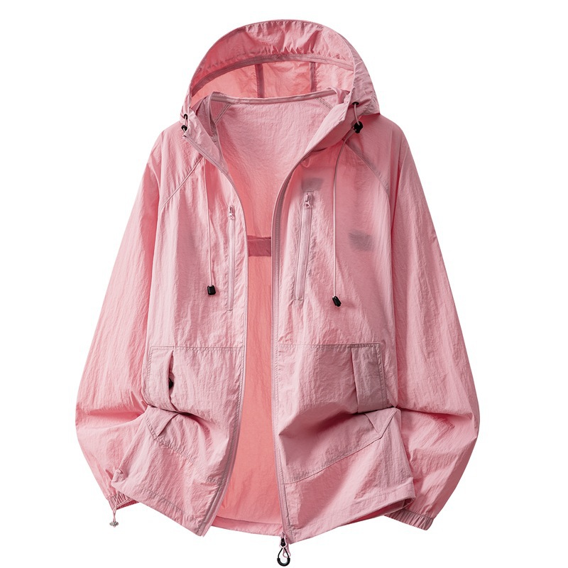 Ice Silk Sun Protection Clothing, New Summer Style for Men and Women, Thin Style for Couples, Outdoor Sports, Anti-Uv, Hooded, Cross-Border Group Purchase