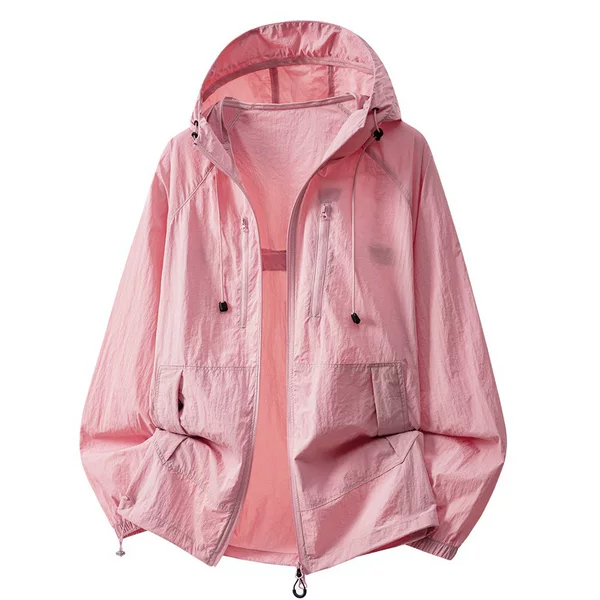 Ice Silk Sun Protection Clothing, New Summer Style for Men and Women, Thin Style for Couples, Outdoor Sports, Anti-Uv, Hooded, Cross-Border Group Purchase