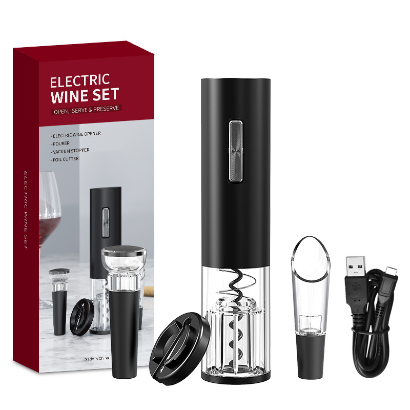 Set de sacacorchos eléctrico Kelitong con caja de regalo, ideal para Navidad o Año Nuevo.