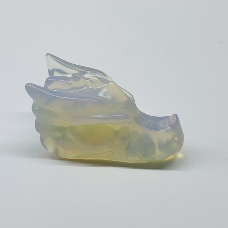 天然水晶多种材质龙头雕刻件水晶原石小摆件 热销 图 9