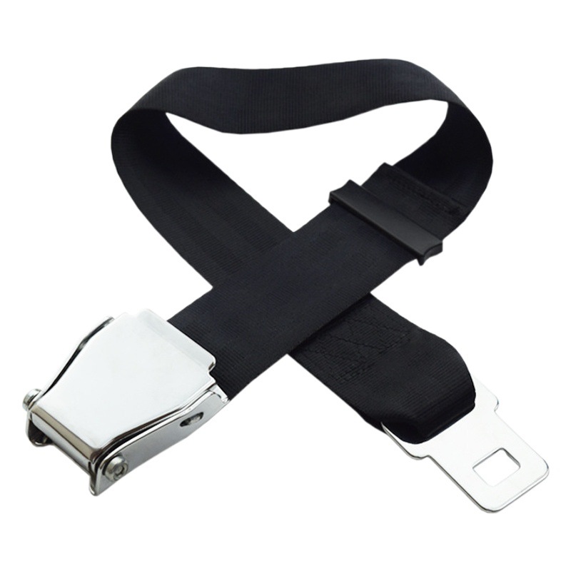 Two-Point Aircraft Buckle Adjustable Safety Belt Extension Belt Aircraft Large Adjustable Extension Belt Extension Belt Telescopic Belt
