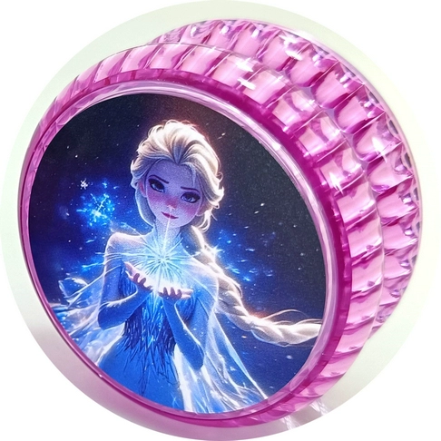 6BVQ вращающийся двойной светильник-йо-ледяной снег Belle йо-йо Kulomi игрушка детский подарок лед фиолетовый