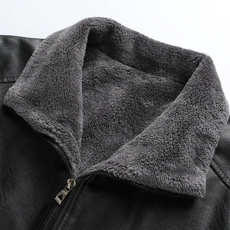 Men's warm polyurethane down jacket for leisure, for middle age