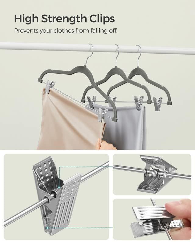 Pantalones adultos rack flocado percha con clip de plástico antideslizante tienda de ropa rack de secado percha de plástico al por mayor