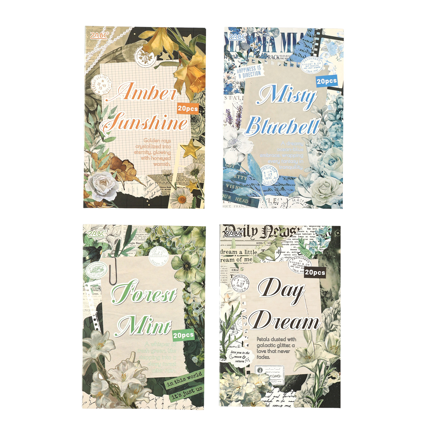 Yue Zhen Hua poesía de viaje película de pegatinas de libro de pegatinas de mano pegatinas transfronterizas pegatinas para niños pegatinas de mascotas pegatinas de libro de mano