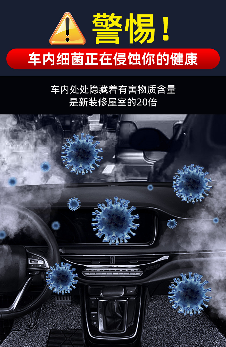 Carefully Selected Car Purifiers, In-Car Air Purifiers, Rechargeable Portable Aromatherapy Atmosphere Lights, Universal for Cars