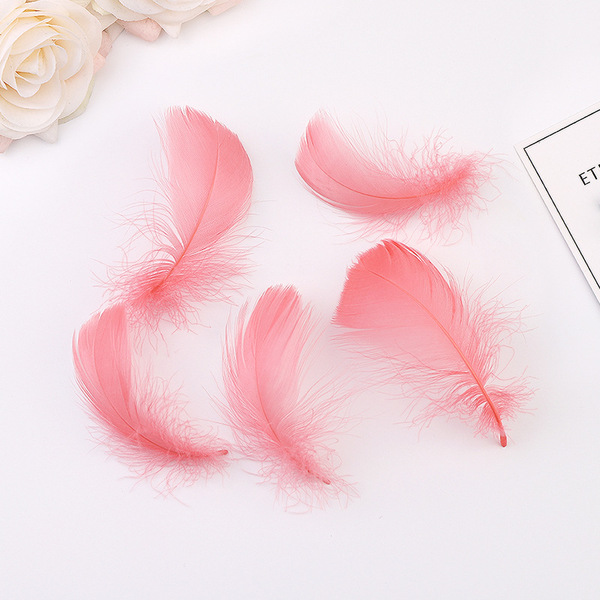 Handmade DIY colorful goose feathers small floating feathers…