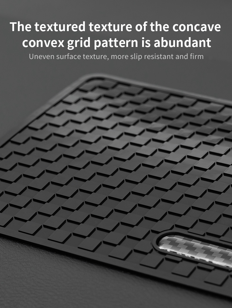 Cross-Border Hot-Selling Car Anti-Slip Mat, Silicone Storage Mat for Car Dashboard, High-Temperature Resistant Dashboard Mat