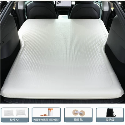car sleeping accessory, Vehicle-mounted inflatable bed - geely-xingyue-l-special-trunk-inflatable-mattress-wireless-battery-powered-pump-2-pillows