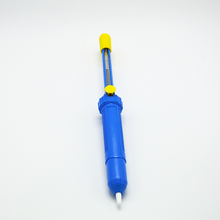 手动吸锡器HD-1108蓝色/黑色大号防静电强力吸锡器强力吸泵吸锡枪