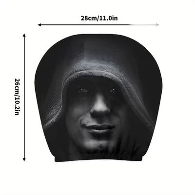 pillowcases, and can produce car pillowcases – Universal seat cover - dark-and-mysterious-portrait-double-sided-printing-1-piece