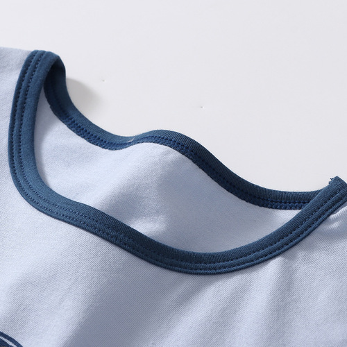 Boys' autumn and winter autumn clothes and long johns suit Lycra cotton medium and large children's underwear suit new style can be shipped on behalf of pure cotton