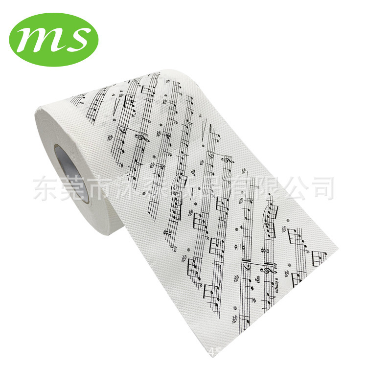 Factory Direct Supply note creative advertising printing roll toilet paper note creative tissue