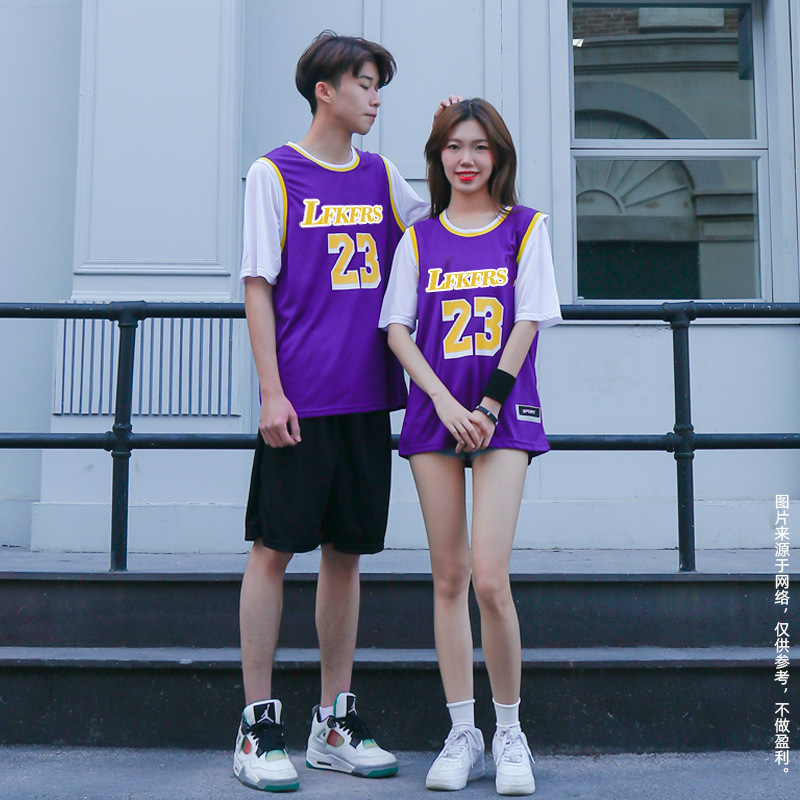 ジェームズ ジャージ フェイク2枚組 23番 レイカーズ カリー コービー Tシャツ オーウェン 11番 ベスト バスケットボールユニフォーム ファンバージョン|undefined