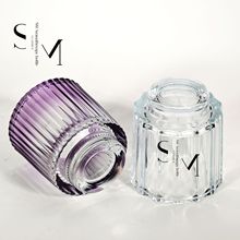 现货渐变色北欧蜡烛杯空杯浪漫烛台蜡烛容器可灌蜡厂家直销diy