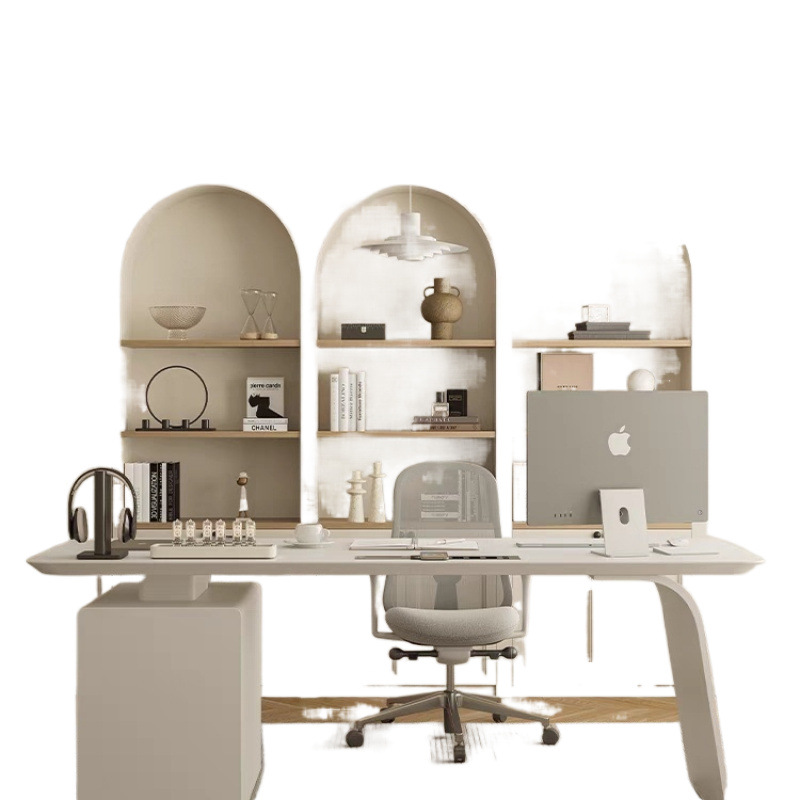 Yuncheng Light Luxury Desk Home Study Italian Minimalist Solid Wood…