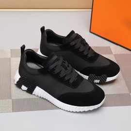 2025新款H字母男女同款欧美高端时尚舒适休闲运动鞋平底休闲板鞋