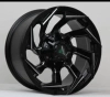 16X8.5J-Black edge