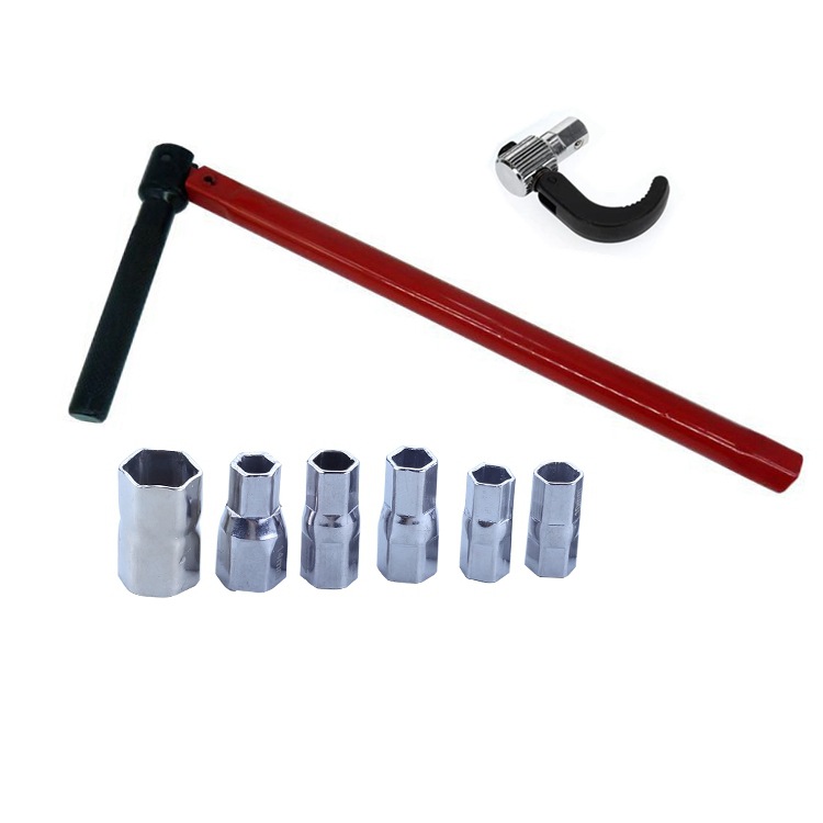 Kehong Fábrica de Herramientas llave de tubo llave grifo de reparación de la media luna del fregadero 7 UNID