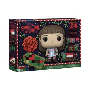 Адвент-календарь (Stranger Things) 24 дня, блайнд-бокс с фигурками, 35×5×26 см, разные IP-модели