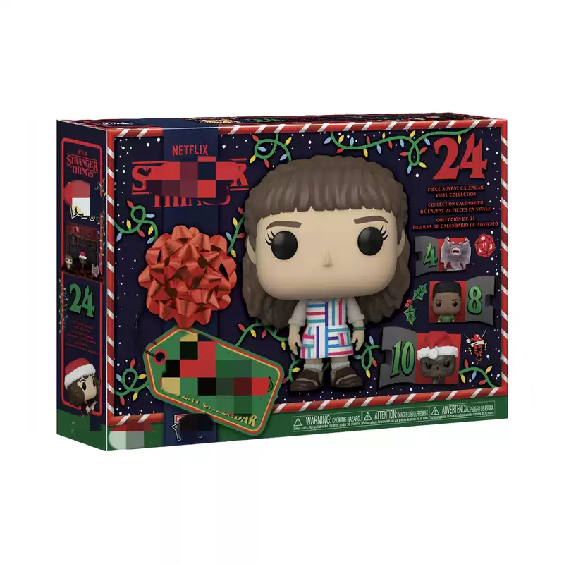 Адвент-календарь (Stranger Things) 24 дня, блайнд-бокс с фигурками, 35×5×26 см, разные IP-модели