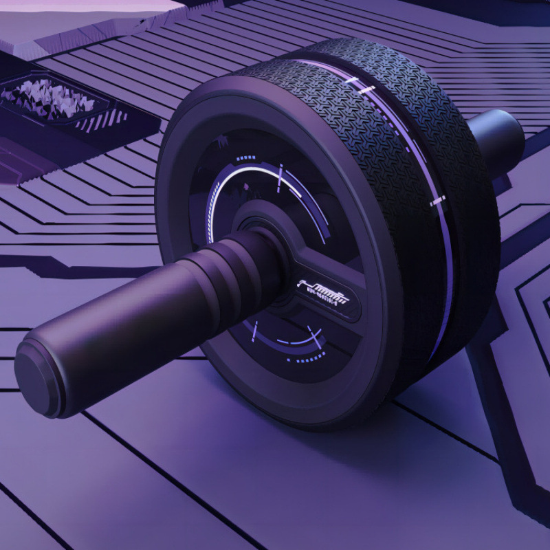 Utdo Double-Wheel Non-Rebound Abdominal Wheel Silent Abdominal Muscle Wheel Beautiful Abdominal Slimming Fitness Equipment Home Sports Weight Loss