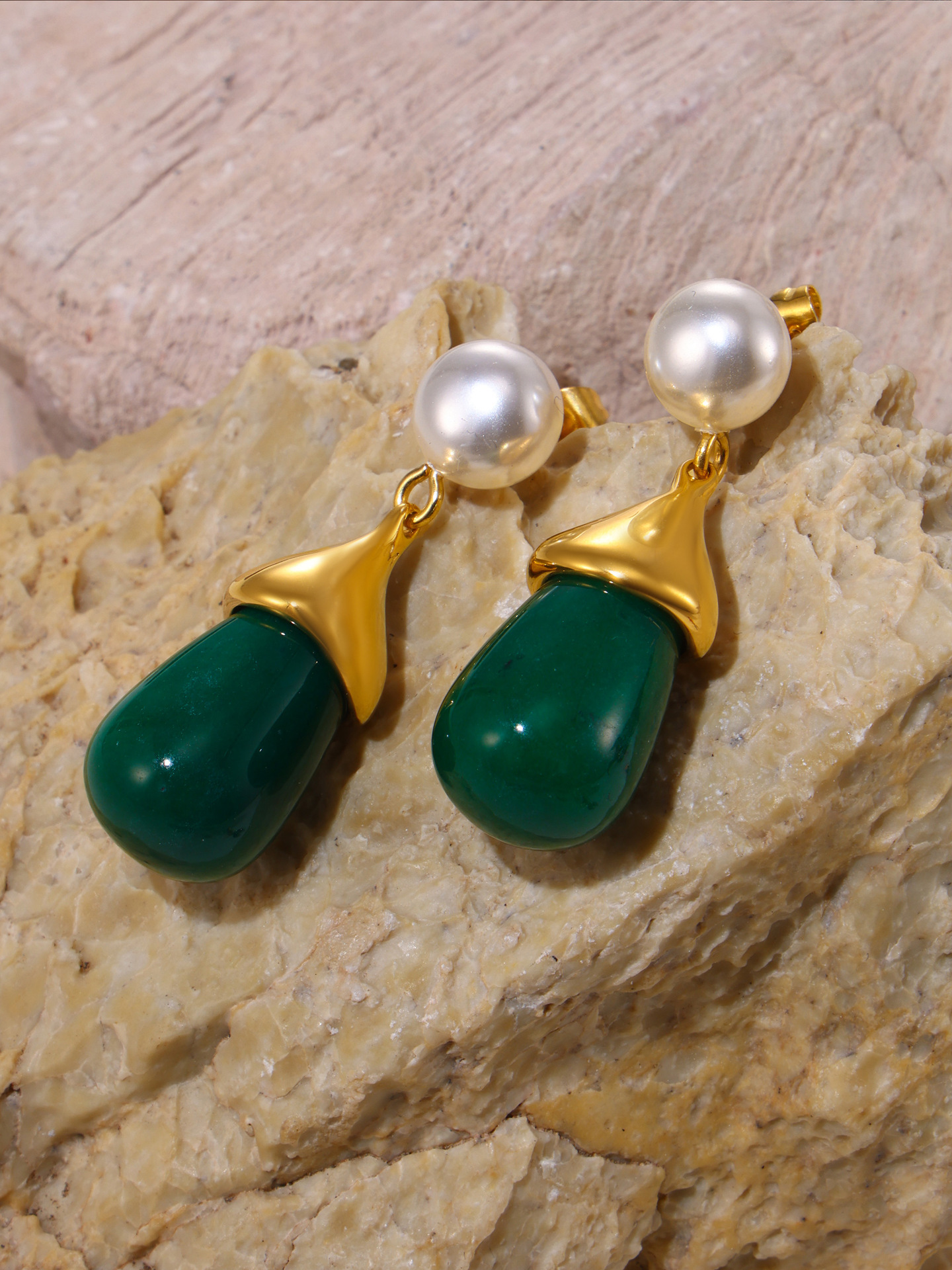 Dopamine Candy Colour Resin Square Earrings For Women Titanium Steel_voghion.com