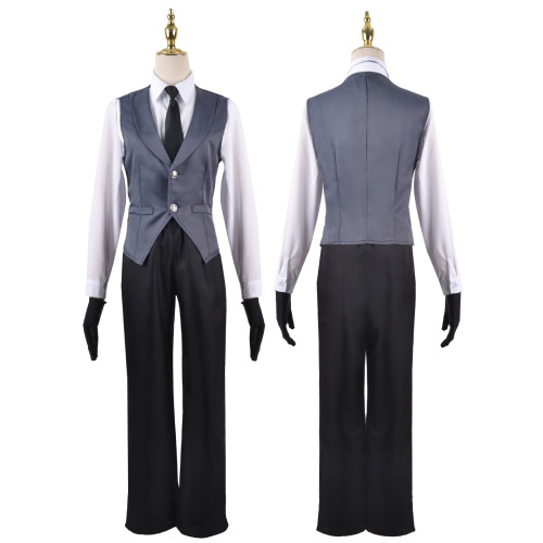 Black Butler COS clothes Sebastian cosplay costume Sebastian tuxedo dress full set cospla