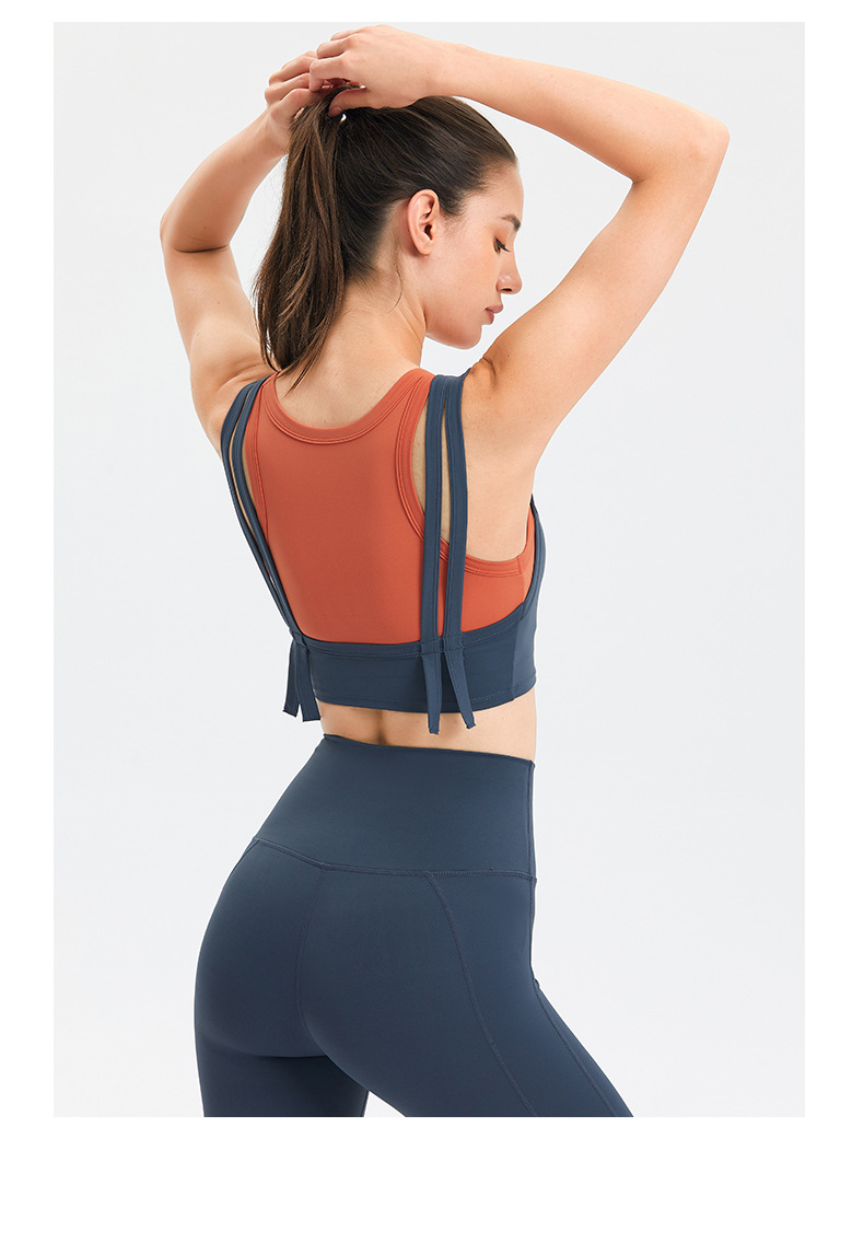 Ropa interior deportiva para mujer, ropa de yoga a prueba de golpes, ropa de nihaostyles al por mayor NSFAN70479