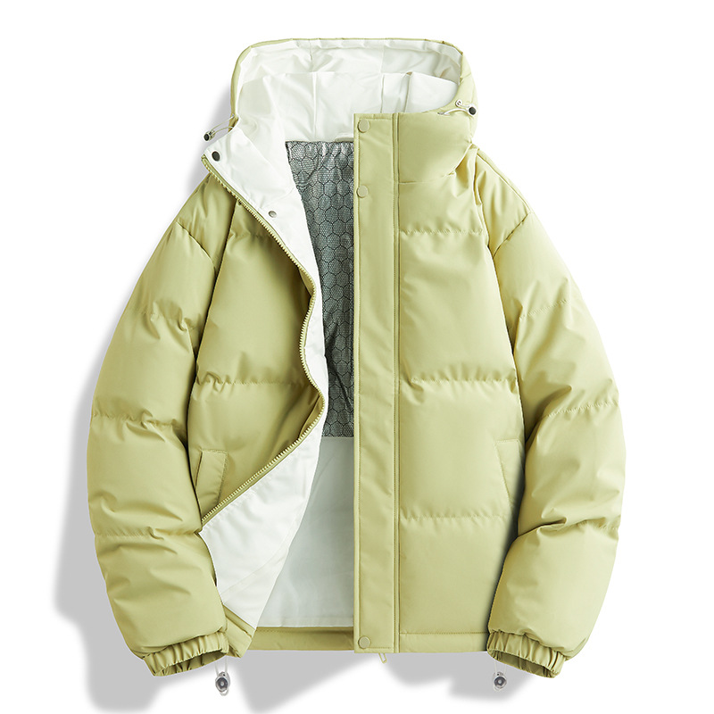 Trajes de algodón encapuchados transfronterizos para hombres invierno 2025 nueva chaqueta de algodón caliente gruesa para parejas abrigo de algodón plumón image 12
