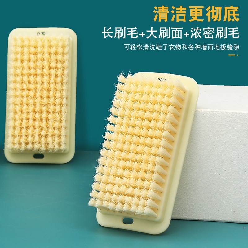 Multifunctional Cleaning Brush, Board Brush, Plastic Soft-Bristled Laundry Brush, Housework Plastic Laundry Brush, Shoe Brush, Clothing Brush