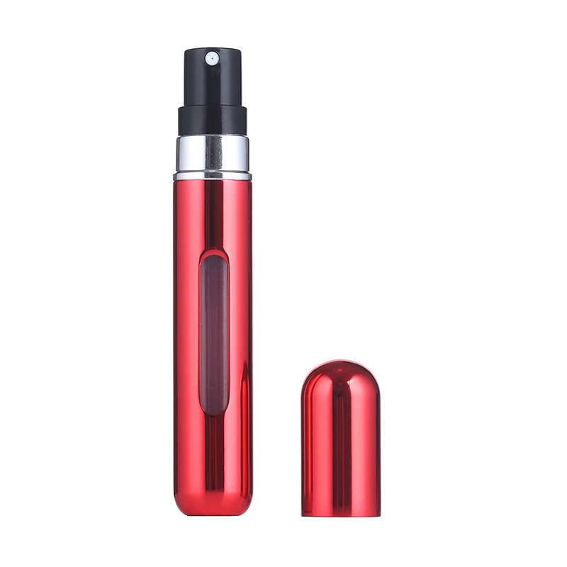 Los fabricantes suministran botella de perfume portátil de llenado inferior de 8ml en stock botella secundaria de perfume de viaje al por mayor